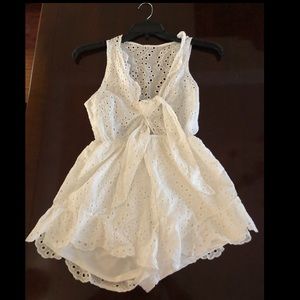 very cute white romper